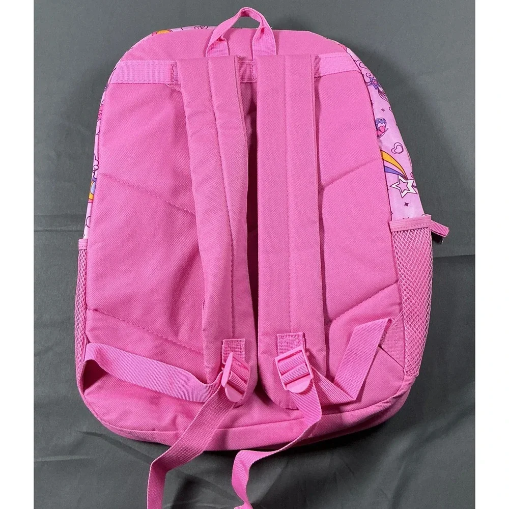 Day Dream Doodles Unicorn Rainbow Pink 17 Inch Backpack Laptop Sleeve BP253110